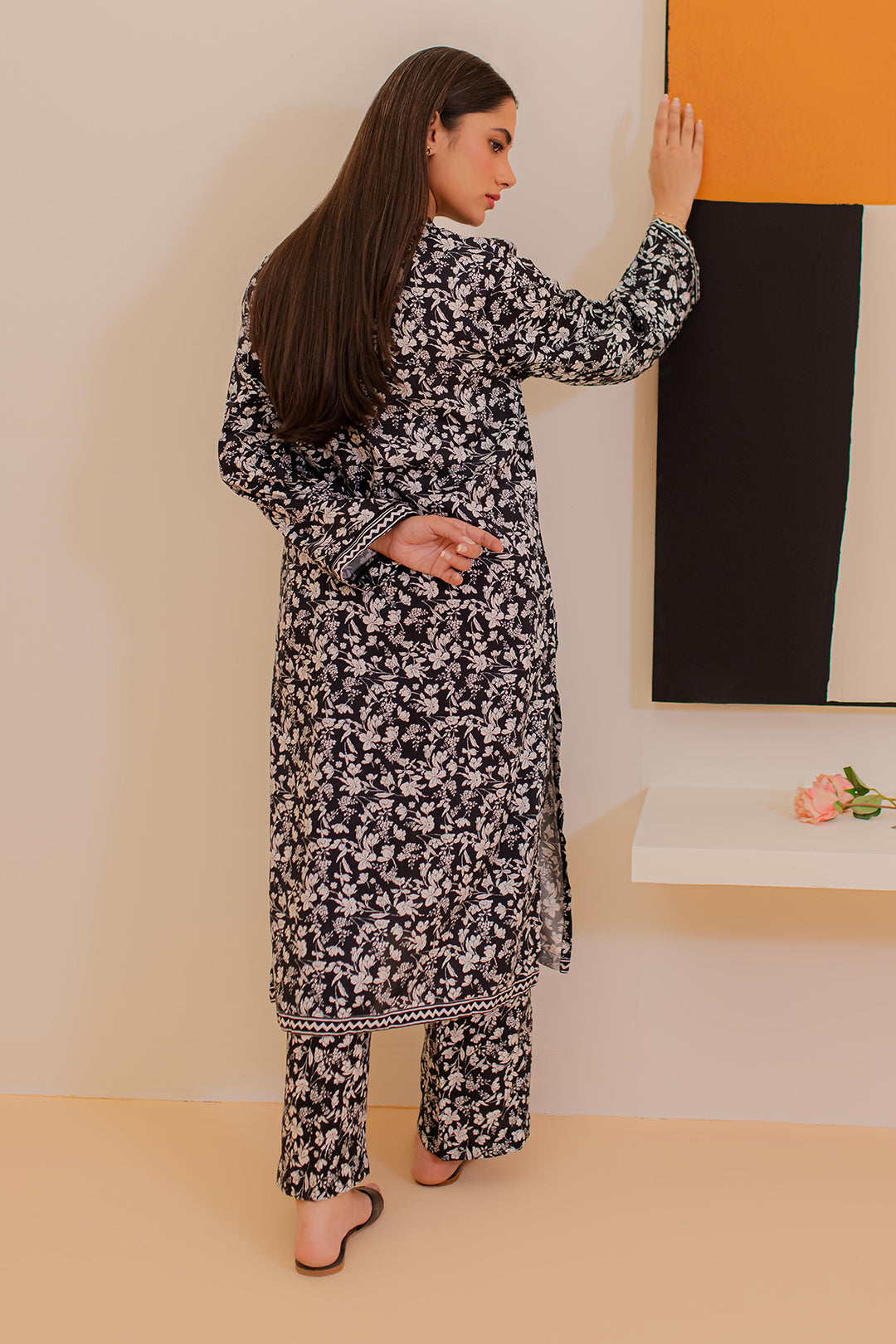 Zellbury | Winter Pret | Kurta Trouser - 3109 -  Zellbury Women Essential Pret - Original Designer Dress - House of Maryam
