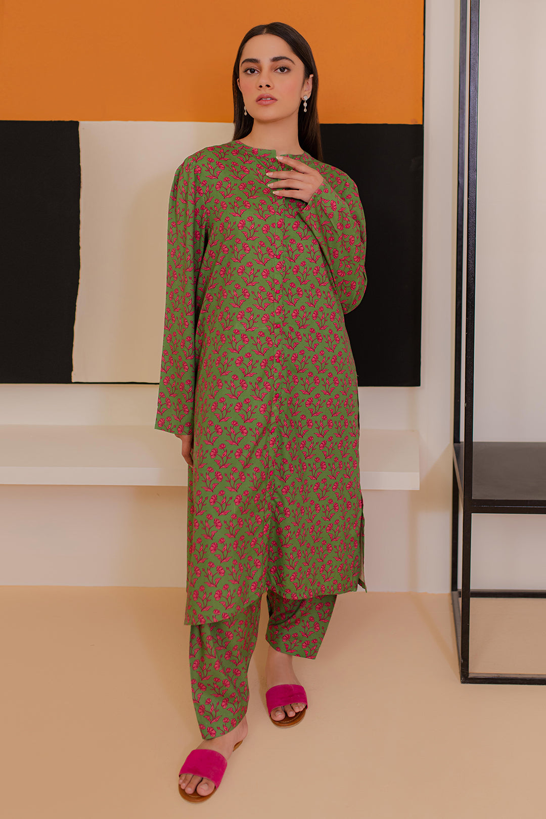 Zellbury | Winter Pret | Kurta Trouser - 3137 -  Zellbury Women Essential Pret - Original Designer Dress - House of Maryam