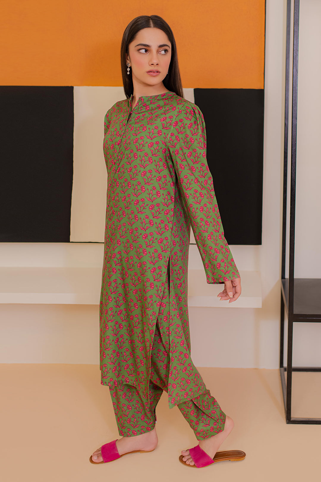 Zellbury | Winter Pret | Kurta Trouser - 3137 -  Zellbury Women Essential Pret - Original Designer Dress - House of Maryam