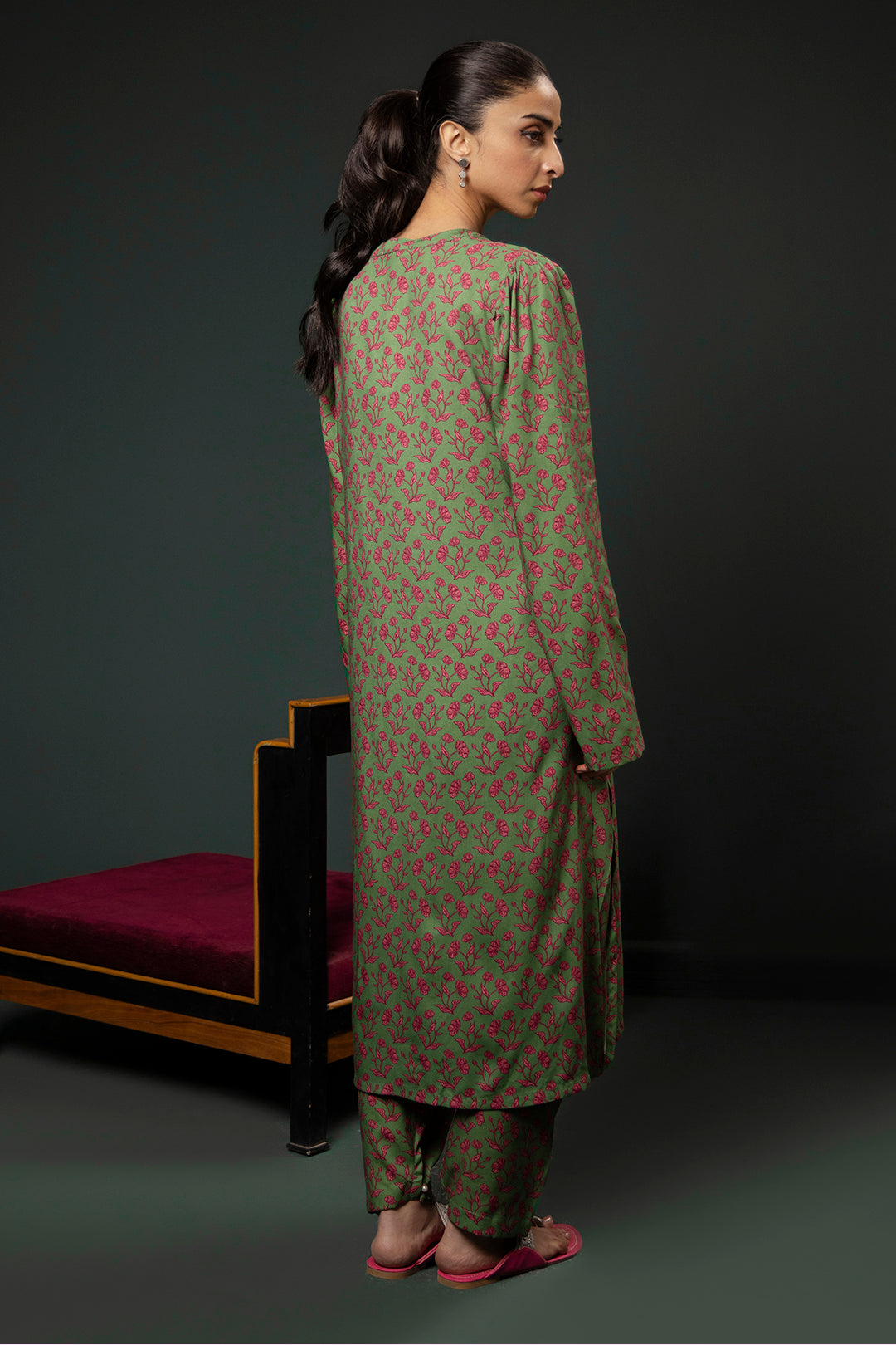 Zellbury | Winter Pret | Kurta Trouser - 3137 -  Zellbury Women Essential Pret - Original Designer Dress - House of Maryam