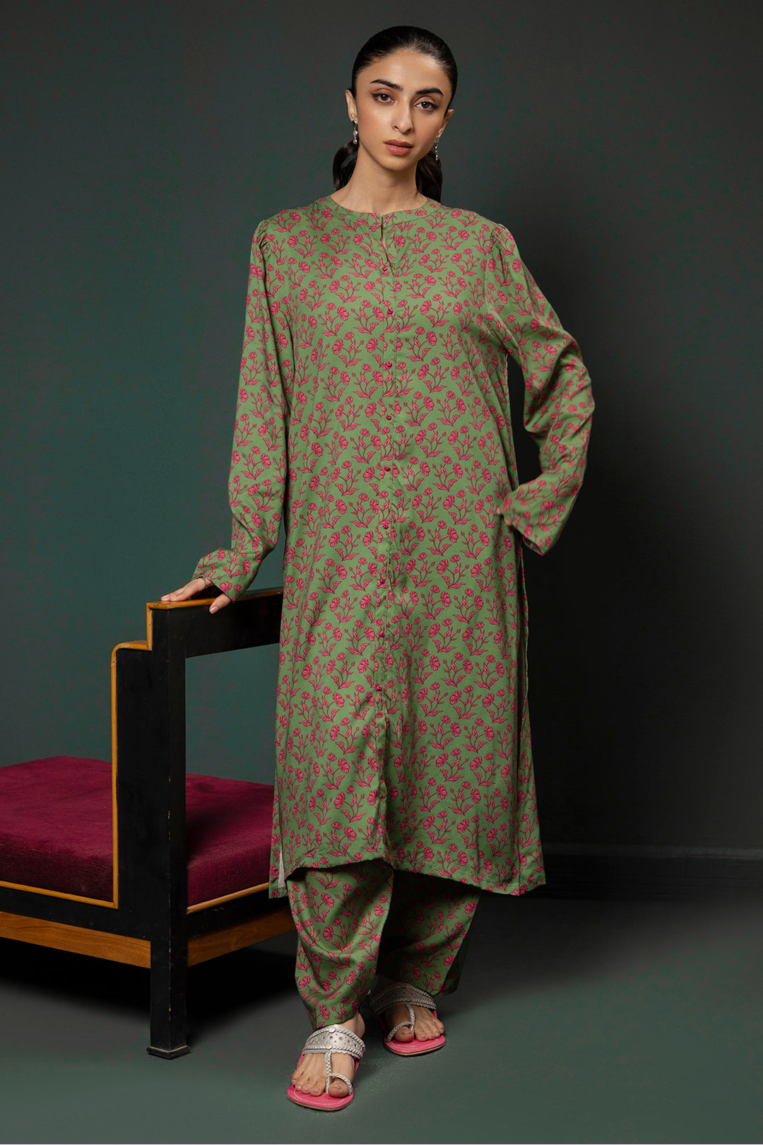 Zellbury | Winter Pret | Kurta Trouser - 3137 -  Zellbury Women Essential Pret - Original Designer Dress - House of Maryam