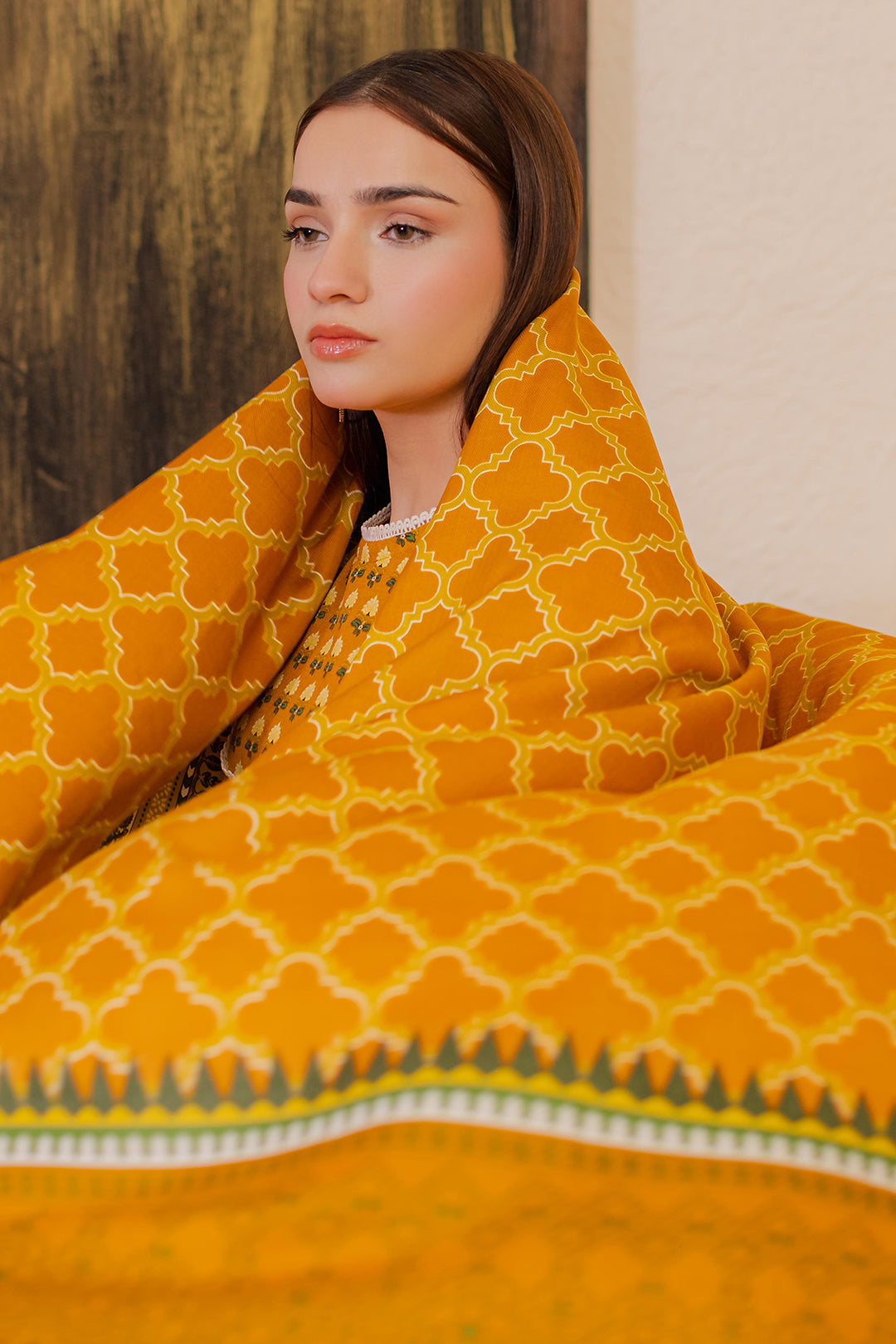 Zellbury | Winter Pret | Kurta Shawl Trouser - 2946 -  Zellbury Women Essential Pret -  House of Maryam