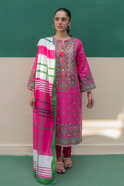 Zellbury | Winter Pret | Kurta Dupatta Trouser - 2949 -  Zellbury Women Essential Pret - Original Designer Dress - House of Maryam
