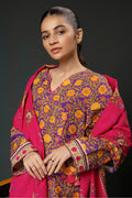 Zellbury | Winter Pret | Kurta Dupatta Trouser - 3006 -  Zellbury Women Essential Pret -  House of Maryam