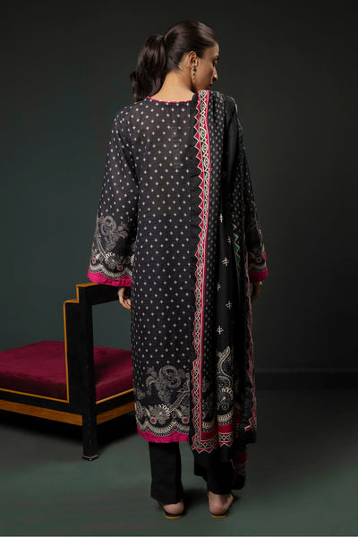 Zellbury | Winter Pret | Kurta Shawl Trouser - 3008 -  Zellbury Women Essential Pret - Original Designer Dress - House of Maryam