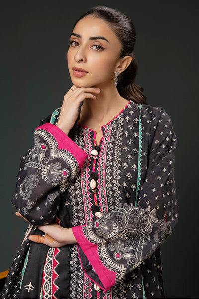 Zellbury | Winter Pret | Kurta Shawl Trouser - 3008 -  Zellbury Women Essential Pret - Original Designer Dress - House of Maryam