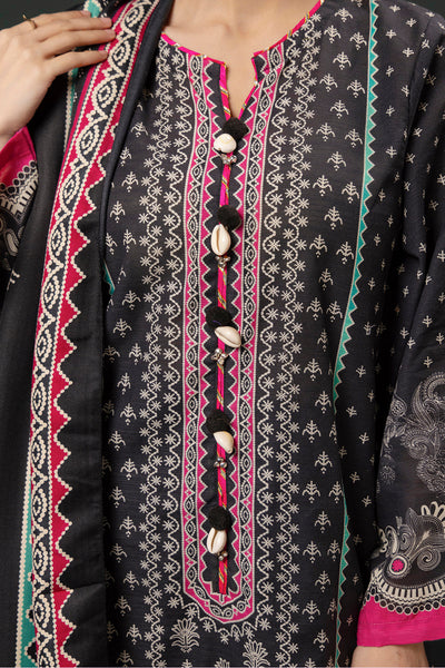 Zellbury | Winter Pret | Kurta Shawl Trouser - 3008 -  Zellbury Women Essential Pret - Original Designer Dress - House of Maryam