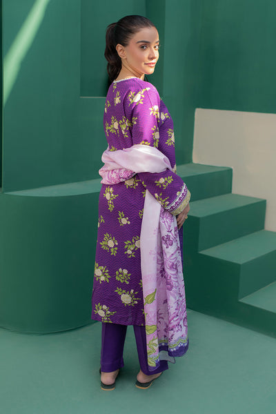 Zellbury | Winter Pret | Kurta Shawl Trouser - 3010 -  Zellbury Women Essential Pret - Original Designer Dress - House of Maryam
