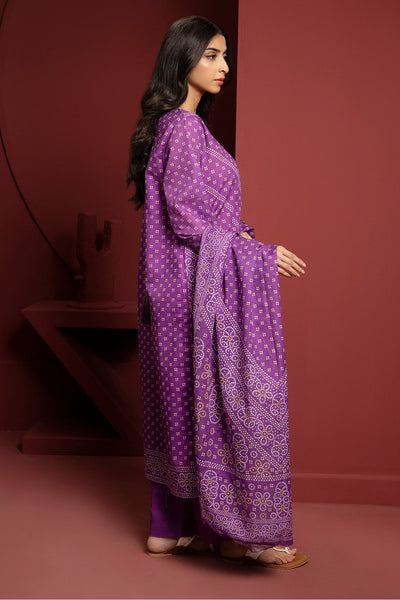 Zellbury | Winter Pret | Kurta Dupatta Trouser - 3072 -  Zellbury Women Essential Pret - Original Designer Dress - House of Maryam