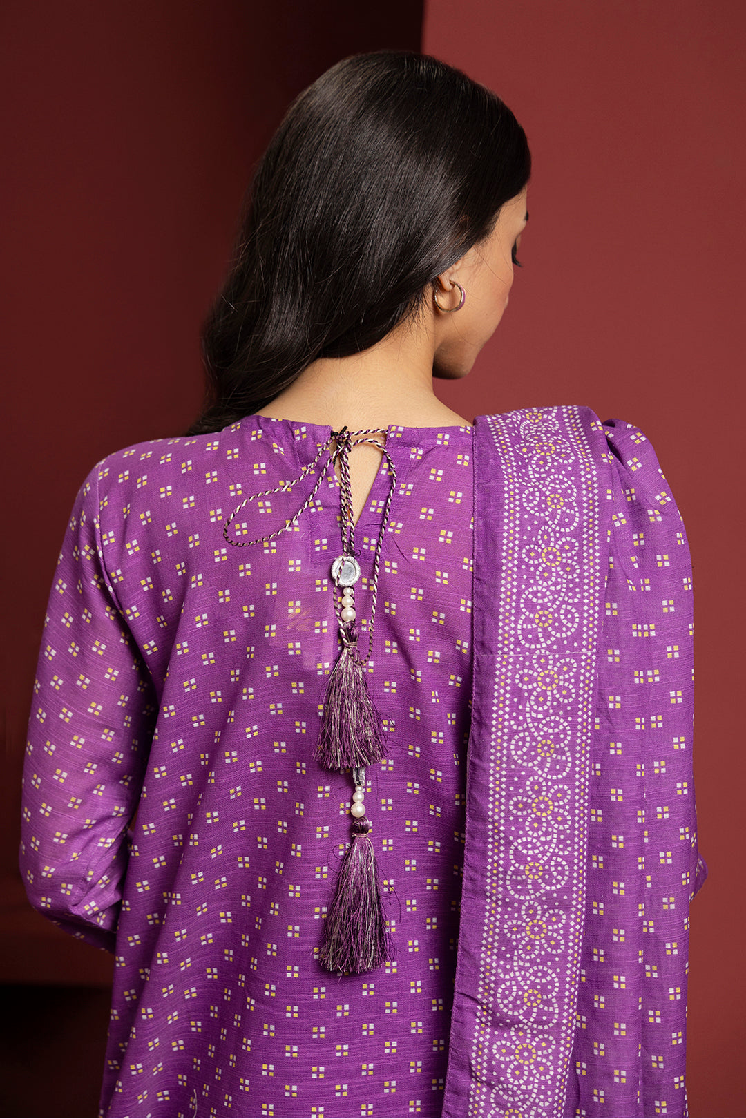 Zellbury | Winter Pret | Kurta Dupatta Trouser - 3072 -  Zellbury Women Essential Pret - Original Designer Dress - House of Maryam