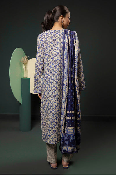 Zellbury | Winter Pret | Kurta Shawl Trouser - 3153 -  Zellbury Women Essential Pret - Original Designer Dress - House of Maryam