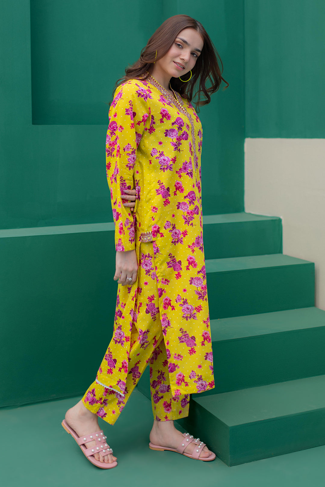 Zellbury | Summer Pret | Kurta Trouser - 2822 -  Zellbury Women Essential Pret - Original Designer Dress - House of Maryam
