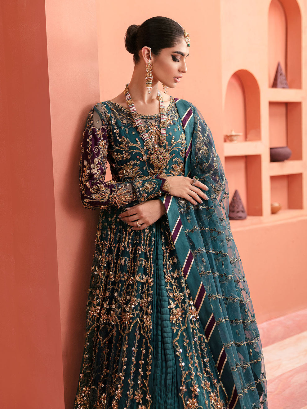 Gulaal | Wedding Formals | AYZEL GL-WS-22V1-27 (PISHWAS AND LEHNGA)