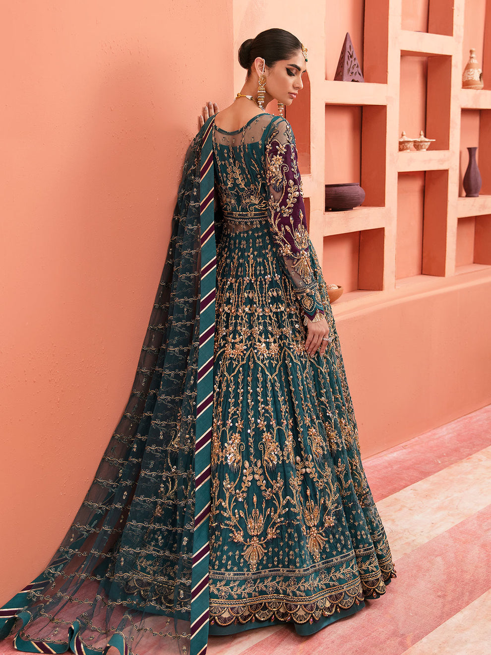 Gulaal | Wedding Formals | AYZEL GL-WS-22V1-27 (PISHWAS AND LEHNGA) -  Gulaal Bridal -  House of Maryam