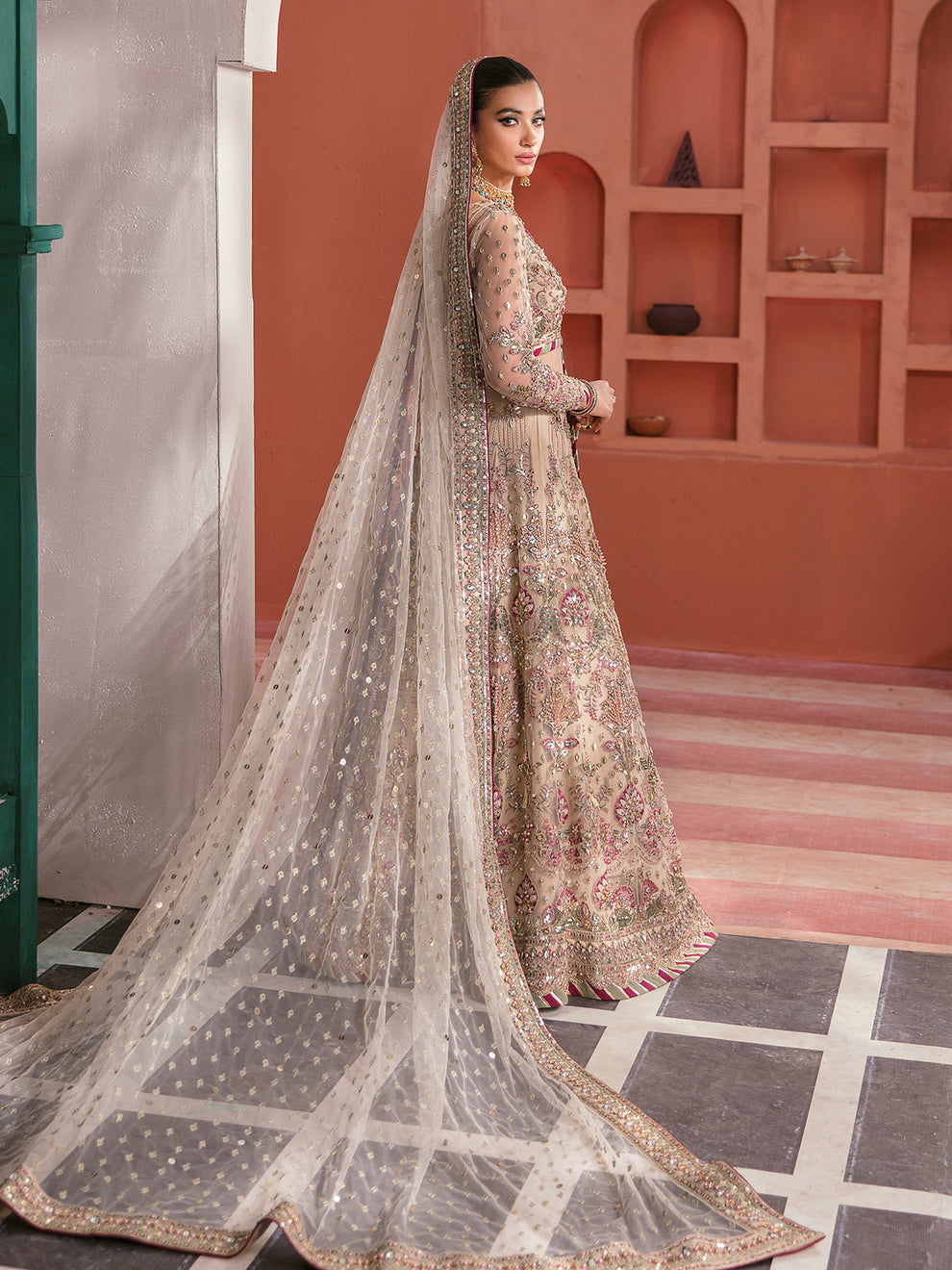 Gulaal | Wedding Formals | ANSHAH GL-WS-22V1-28 (IVORY WHITE LEHNGA CHOLI) -  Gulaal Bridal -  House of Maryam