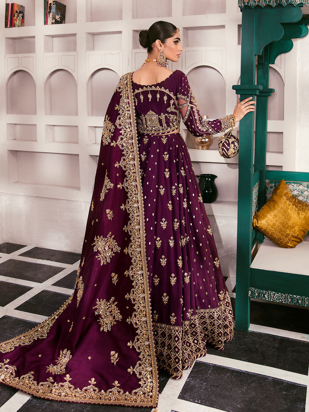 Gulaal | Wedding Formals | SHAZMINAH GL-WS-22V1-31 (LEHNGA AND CHOLI)