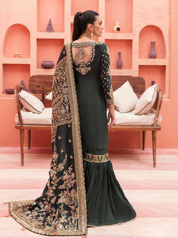 Gulaal | Wedding Formals | GL-WS-22V1-33 (SHIRT AND GHARARA) -  Gulaal Bridal -  House of Maryam
