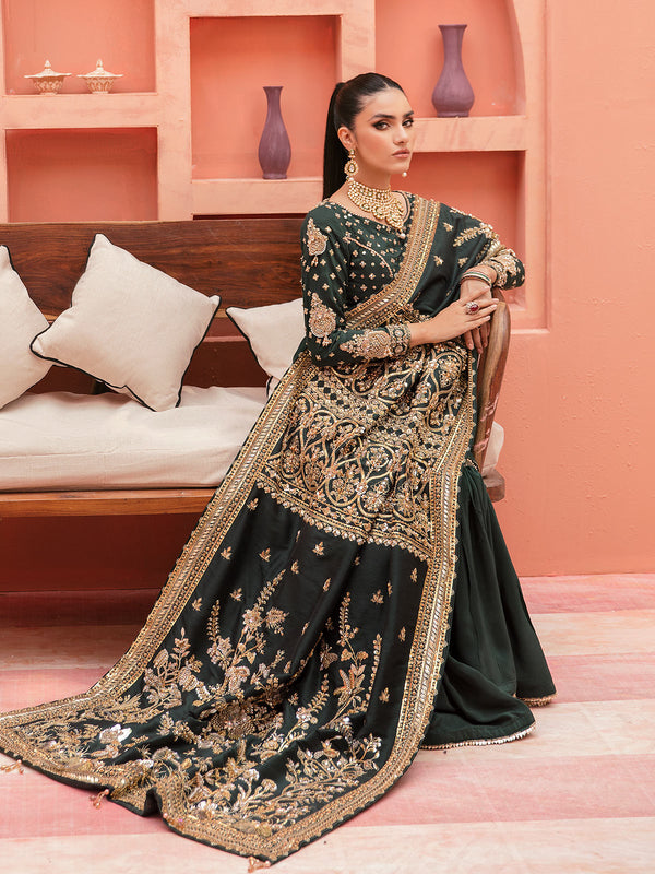 Gulaal | Wedding Formals | GL-WS-22V1-33 (SHIRT AND GHARARA) -  Gulaal Bridal - Original Designer Dress - House of Maryam
