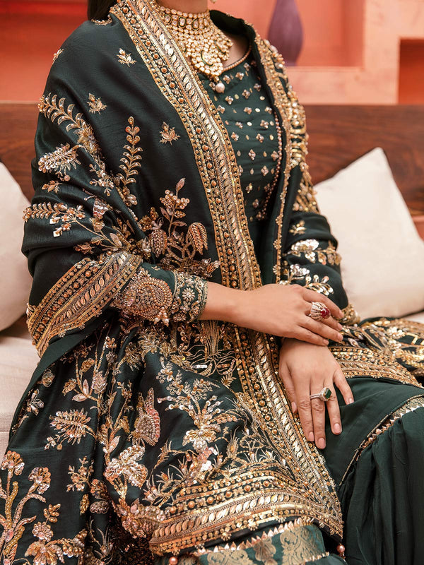 Gulaal | Wedding Formals | GL-WS-22V1-33 (SHIRT AND GHARARA) -  Gulaal Bridal - Original Designer Dress - House of Maryam