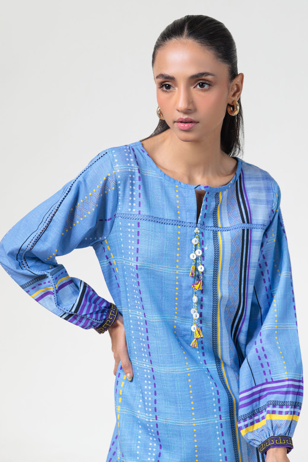 Bonanza Satrangi | Purple Khaddar 2 Piece (WS1242P02) -  Bonanza Satrangi Ready To Wear - Original Designer Dress - House of Maryam