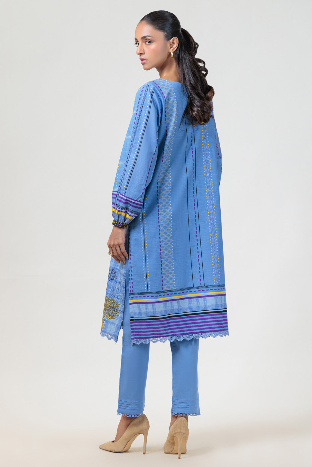 Bonanza Satrangi | Purple Khaddar 2 Piece (WS1242P02) -  Bonanza Satrangi Ready To Wear - Original Designer Dress - House of Maryam