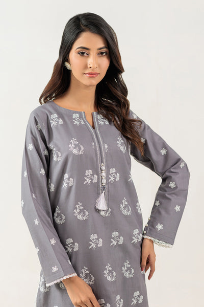 Bonanza Satrangi | Grey Cambric 2 Piece (WS1242P05) -  Bonanza Satrangi Ready To Wear - Original Designer Dress - House of Maryam