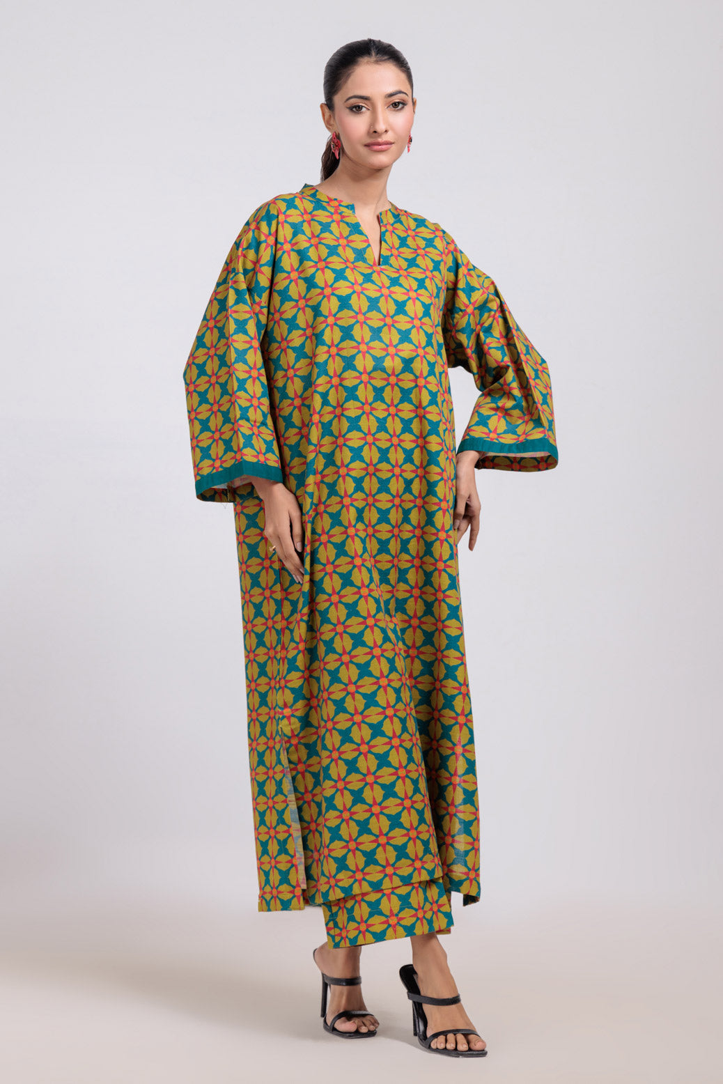 Bonanza Satrangi | Green Khaddar 2 Piece (WS1242P06) -  Bonanza Satrangi Ready To Wear - Original Designer Dress - House of Maryam