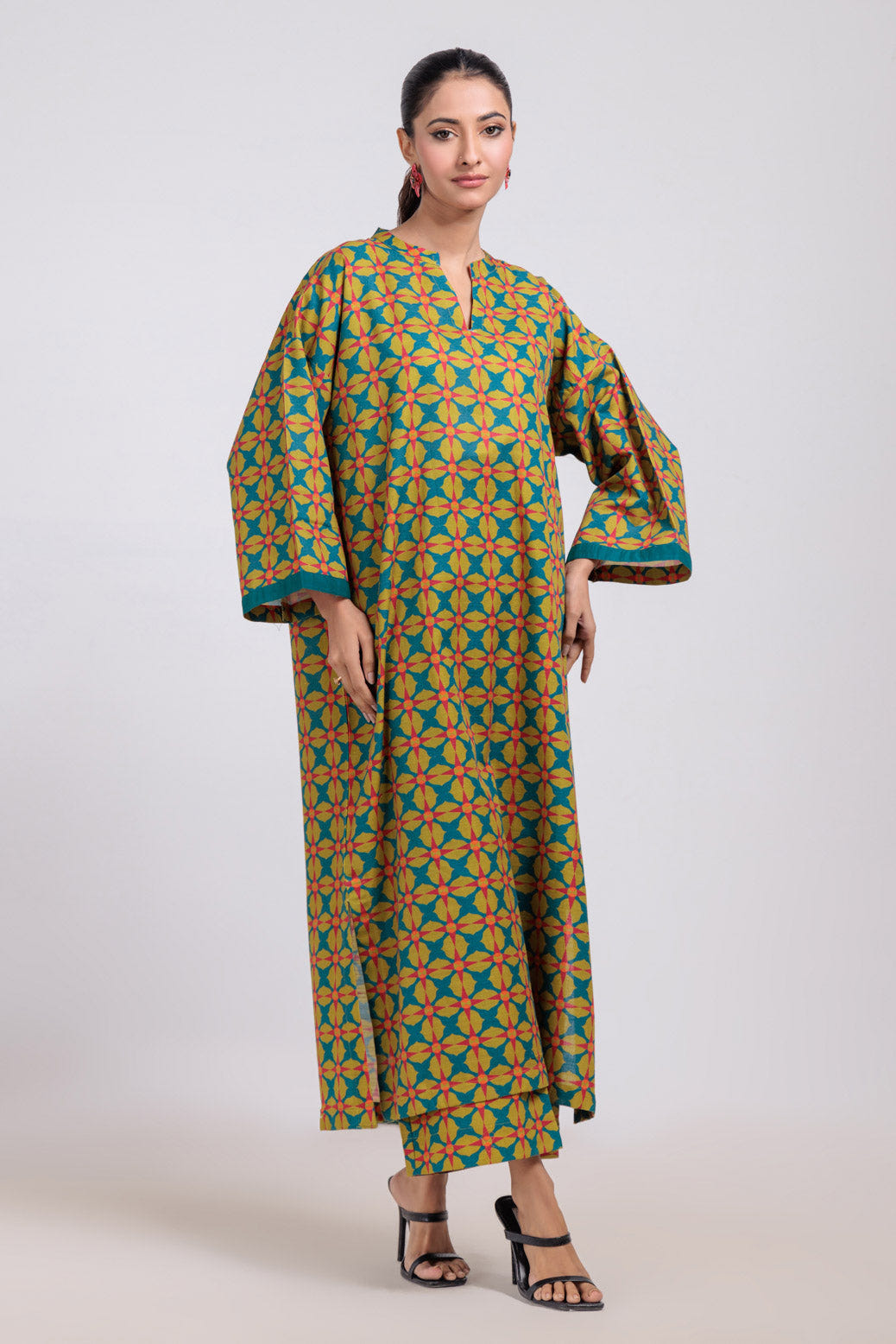 Bonanza Satrangi | Green Khaddar 2 Piece (WS1242P06) -  Bonanza Satrangi Ready To Wear - Original Designer Dress - House of Maryam