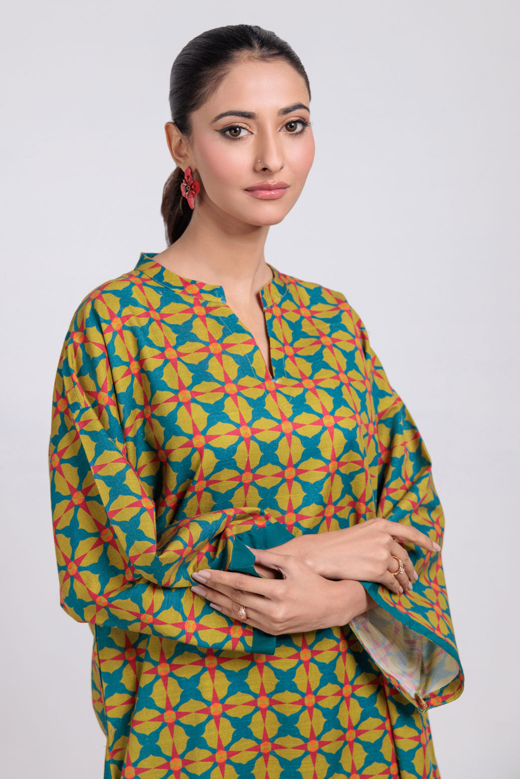 Bonanza Satrangi | Green Khaddar 2 Piece (WS1242P06) -  Bonanza Satrangi Ready To Wear - Original Designer Dress - House of Maryam