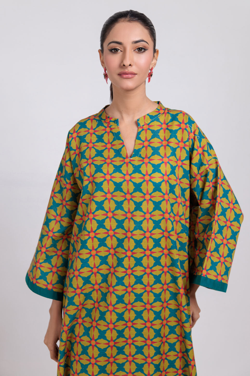 Bonanza Satrangi | Green Khaddar 2 Piece (WS1242P06) -  Bonanza Satrangi Ready To Wear - Original Designer Dress - House of Maryam