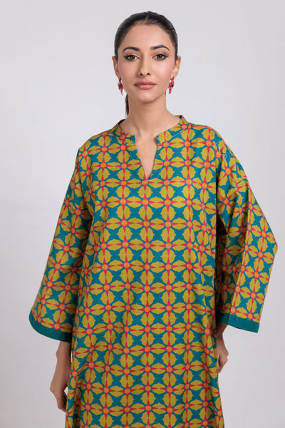 Bonanza Satrangi | Green Khaddar 2 Piece (WS1242P06) -  Bonanza Satrangi Ready To Wear - Original Designer Dress - House of Maryam