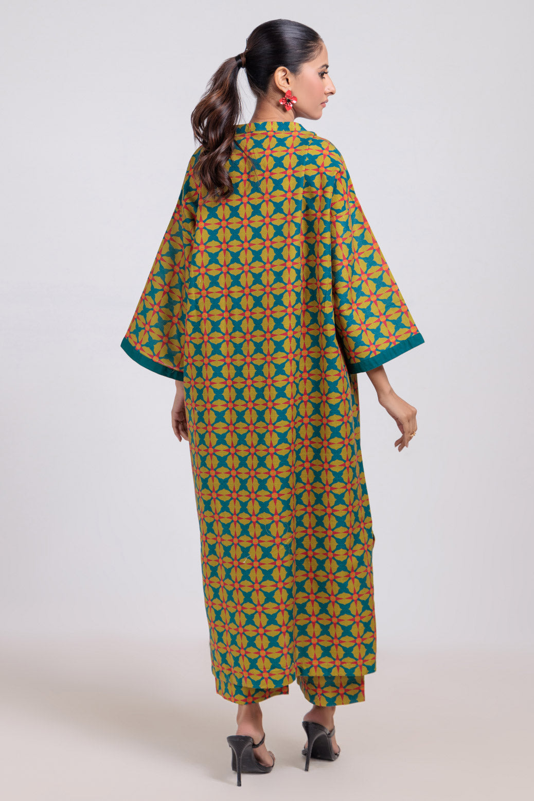 Bonanza Satrangi | Green Khaddar 2 Piece (WS1242P06) -  Bonanza Satrangi Ready To Wear - Original Designer Dress - House of Maryam