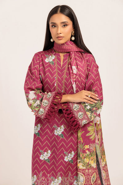 Bonanza Satrangi | Pink Khaddar 3 Piece (WS1243P02) -  Bonanza Satrangi Ready To Wear - Original Designer Dress - House of Maryam
