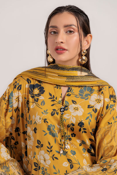 Bonanza Satrangi | Lemon Viscose 3 Piece (WS1243P12) -  Bonanza Satrangi Ready To Wear - Original Designer Dress - House of Maryam