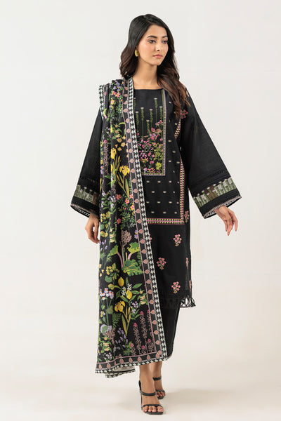 Bonanza Satrangi | Black Khaddar 3 Piece (WS1243P14) -  Bonanza Satrangi Ready To Wear - Original Designer Dress - House of Maryam