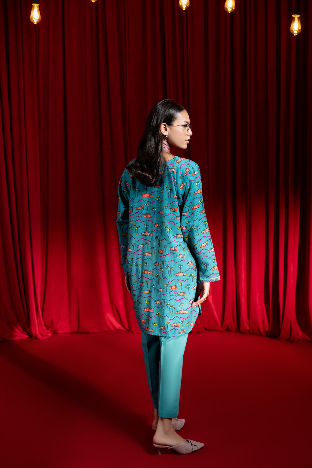 Bonanza Satrangi | S Green Khaddar 2 Piece (WS2242P01) -  Bonanza Satrangi Ready To Wear - Original Designer Dress - House of Maryam