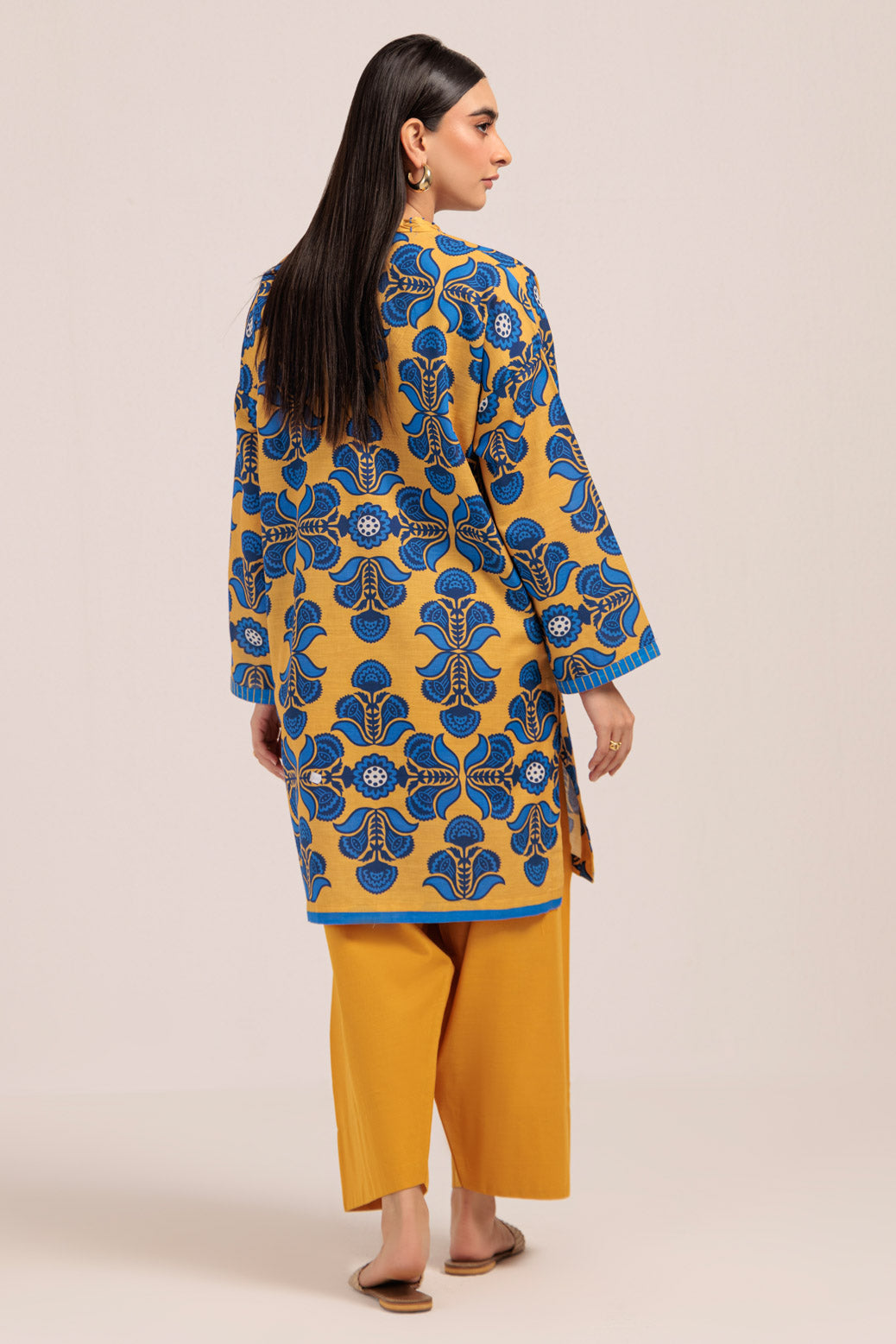 Bonanza Satrangi | Yellow Khaddar 2 Piece (WS2242P04) -  Bonanza Satrangi Ready To Wear - Original Designer Dress - House of Maryam