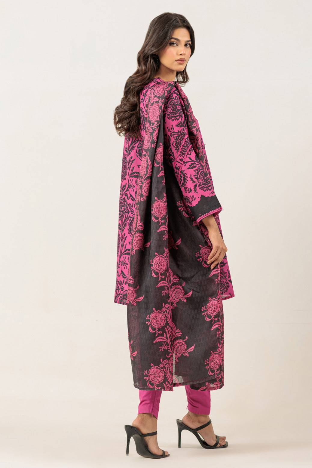 Bonanza Satrangi | Pink Khaddar 3 Piece (WS2243P25) -  Bonanza Satrangi Ready To Wear - Original Designer Dress - House of Maryam