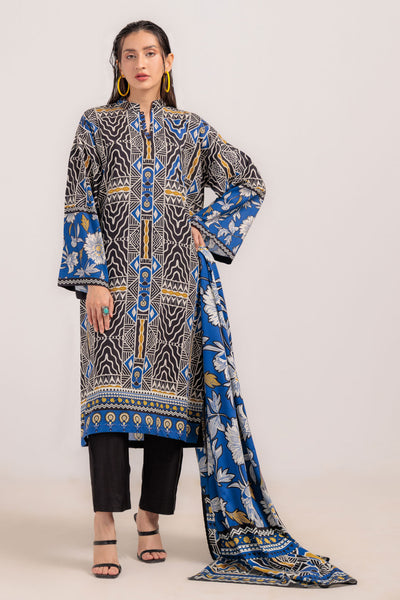 Bonanza Satrangi | Black Viscose 3 Piece (WS2243P35) -  Bonanza Satrangi Ready To Wear - Original Designer Dress - House of Maryam