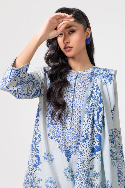 Bonanza Satrangi | White Khaddar 3 Piece (WS2243P45) -  Bonanza Satrangi Ready To Wear - Original Designer Dress - House of Maryam