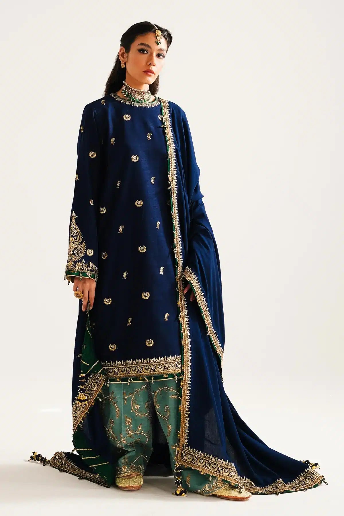 Zara ShahJahan | Winter Shawl 23 | WS23-D1 -  Zara Shahjahan Luxury - Original Designer Dress - House of Maryam