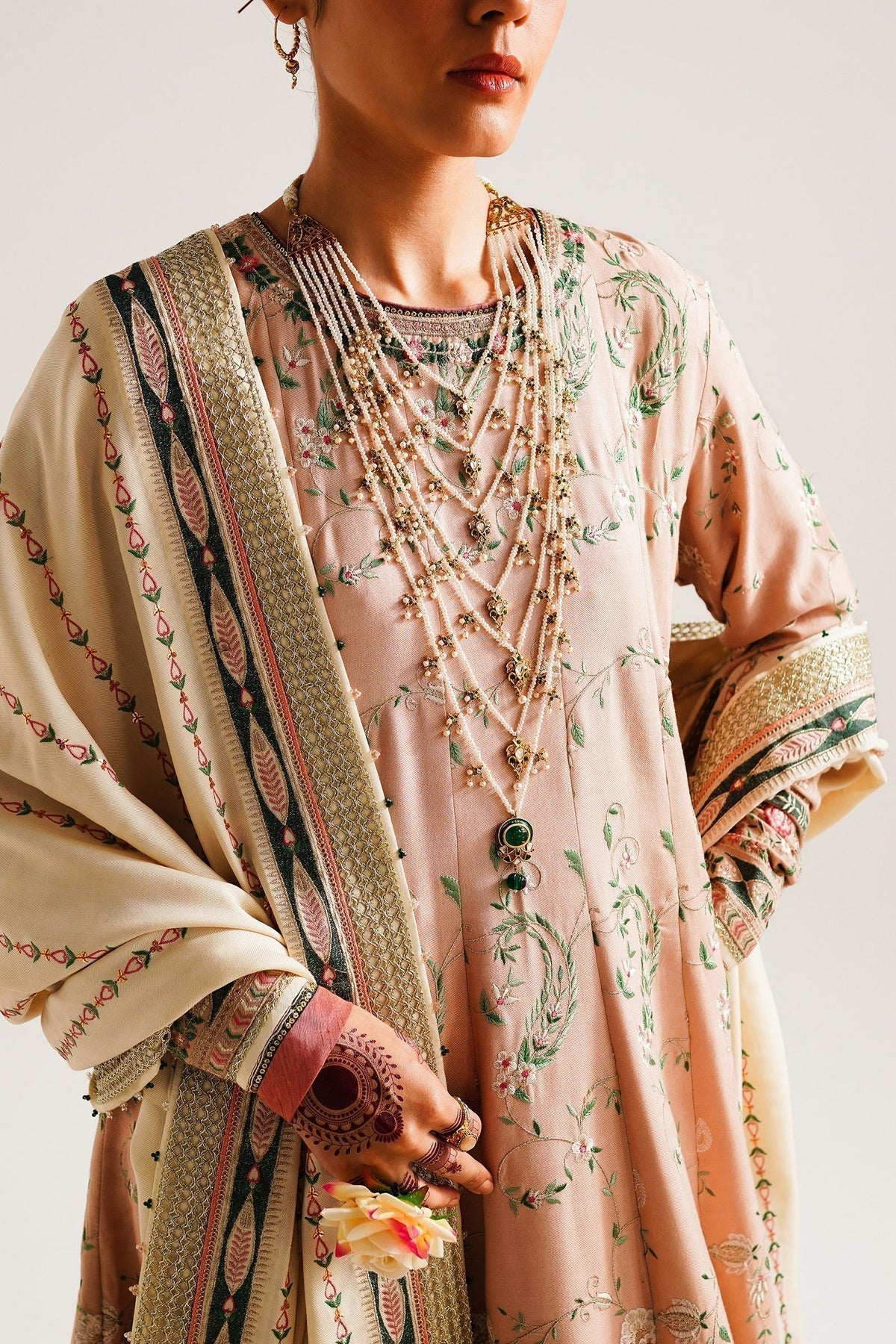Zara ShahJahan | Winter Shawl 23 | WS23-D2 -  Zara Shahjahan Luxury - Original Designer Dress - House of Maryam