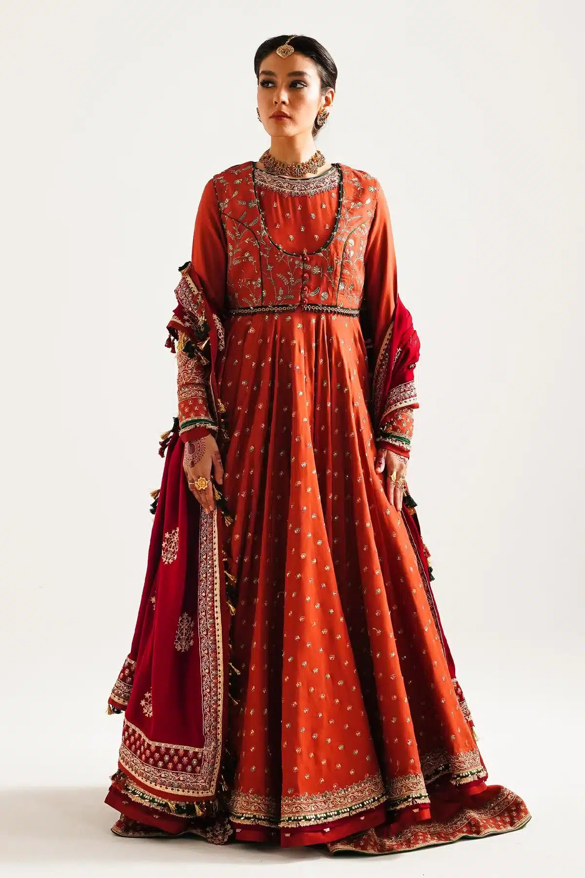 Zara ShahJahan | Winter Shawl 23 | WS23-D4 -  Zara Shahjahan Luxury - Original Designer Dress - House of Maryam