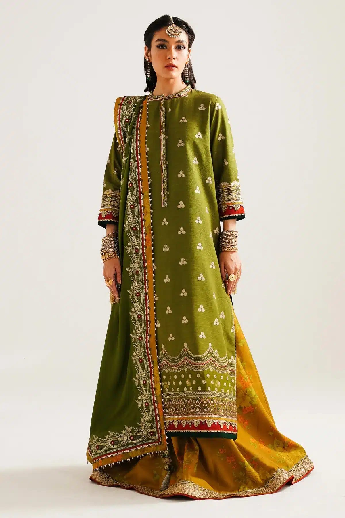 Zara ShahJahan | Winter Shawl 23 | WS23-D6 -  Zara Shahjahan Luxury - Original Designer Dress - House of Maryam