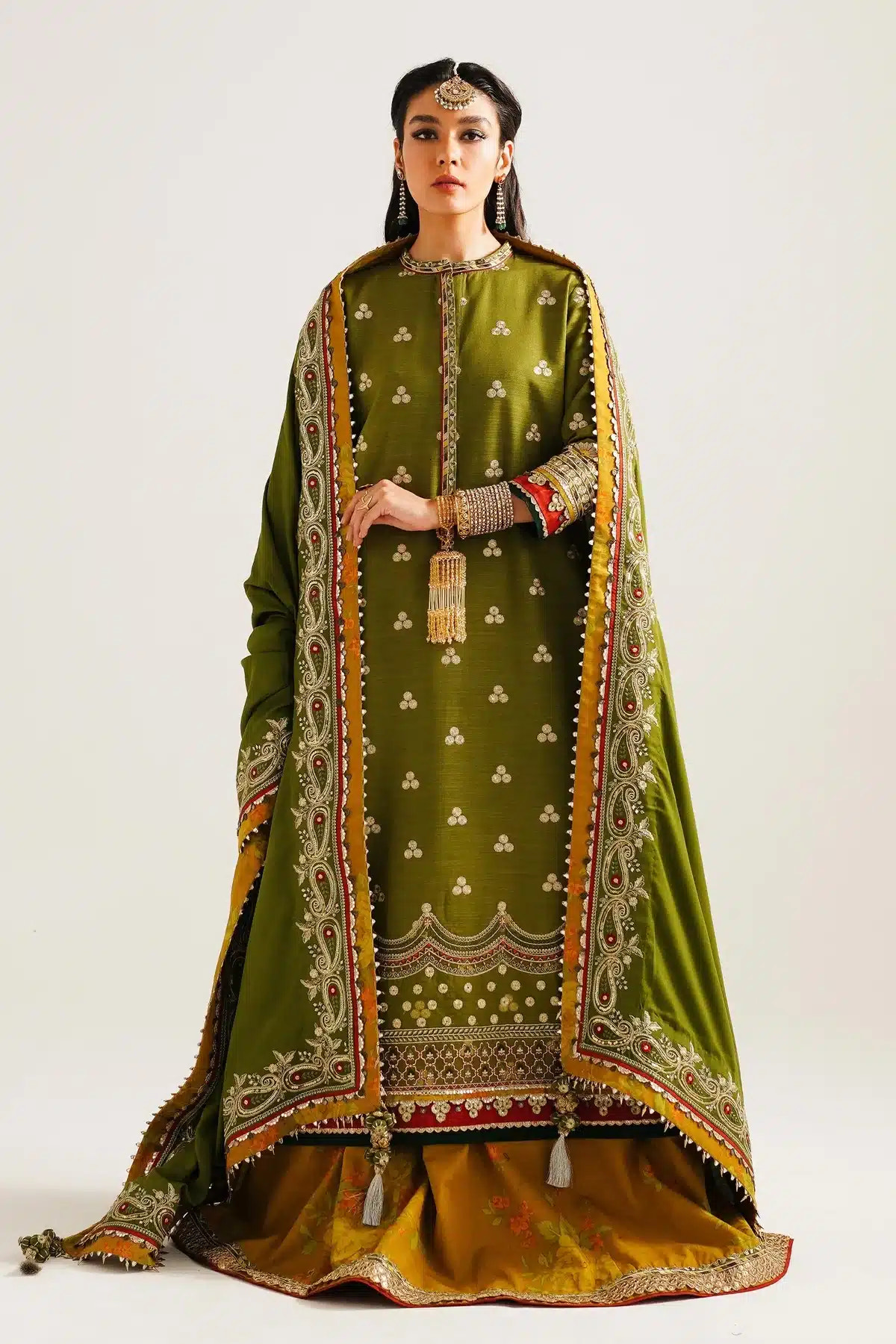 Zara ShahJahan | Winter Shawl 23 | WS23-D6 -  Zara Shahjahan Luxury - Original Designer Dress - House of Maryam