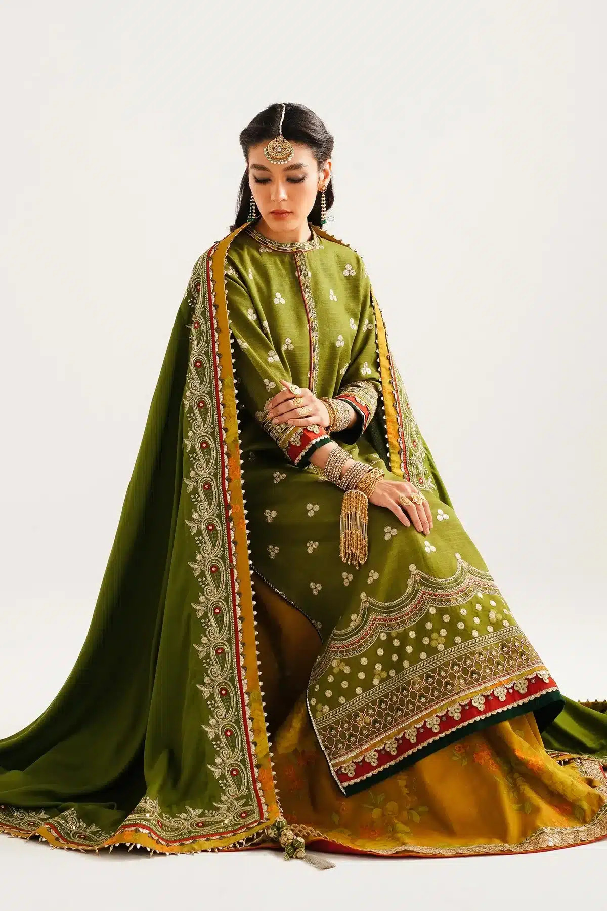 Zara ShahJahan | Winter Shawl 23 | WS23-D6 -  Zara Shahjahan Luxury - Original Designer Dress - House of Maryam
