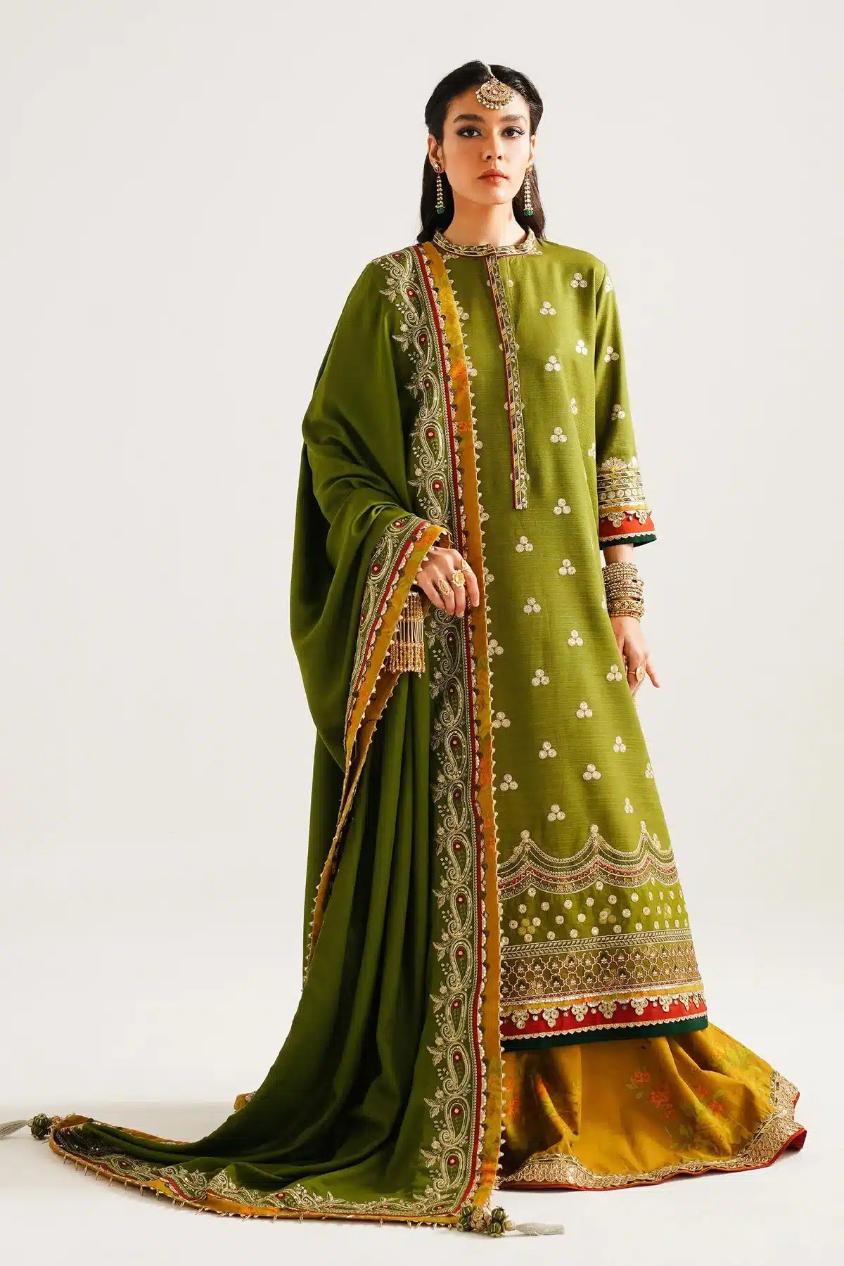 Zara ShahJahan | Winter Shawl 23 | WS23-D6 -  Zara Shahjahan Luxury - Original Designer Dress - House of Maryam