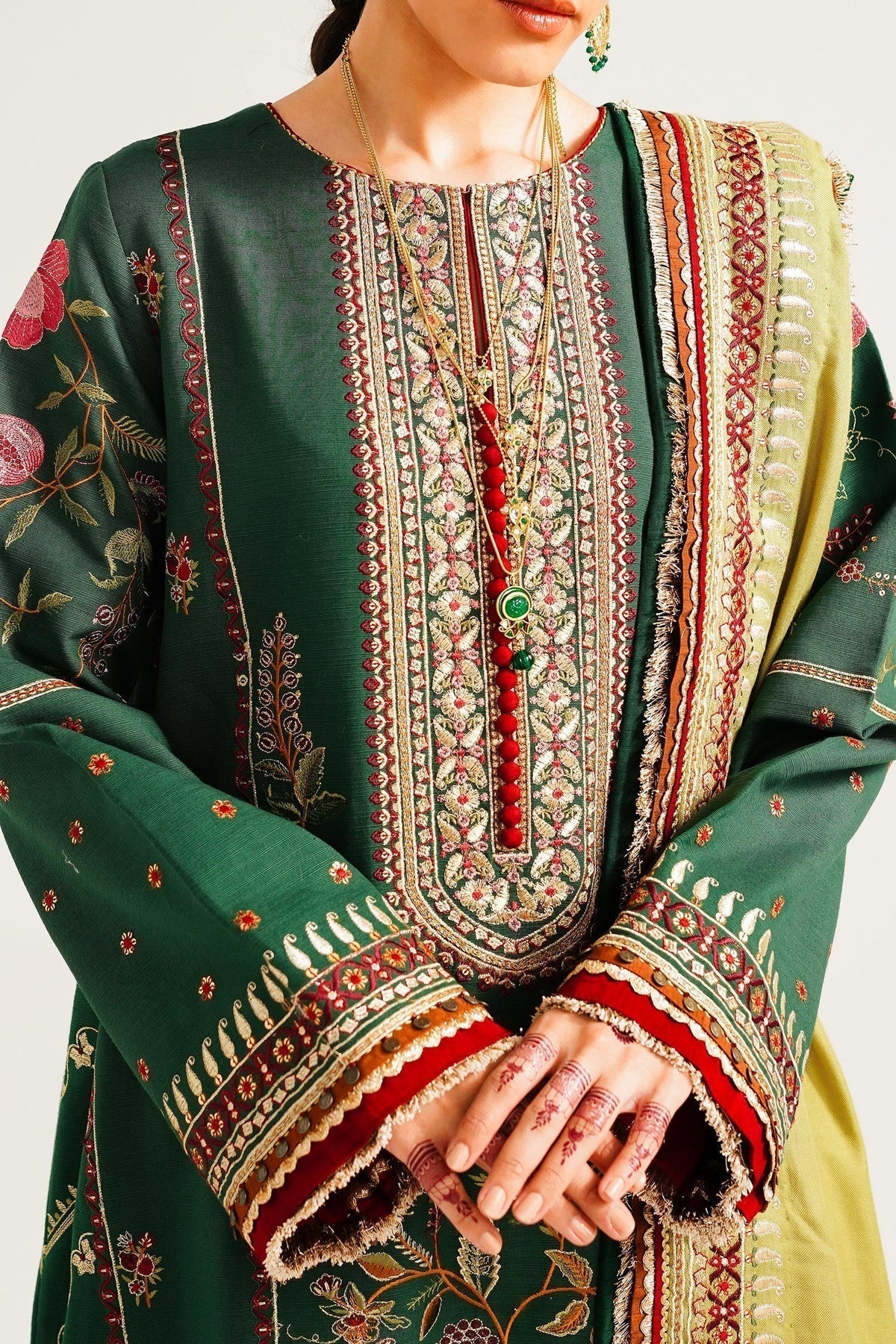 Zara ShahJahan | Winter Shawl 23 | WS23-D7 -  Zara Shahjahan Luxury - Original Designer Dress - House of Maryam
