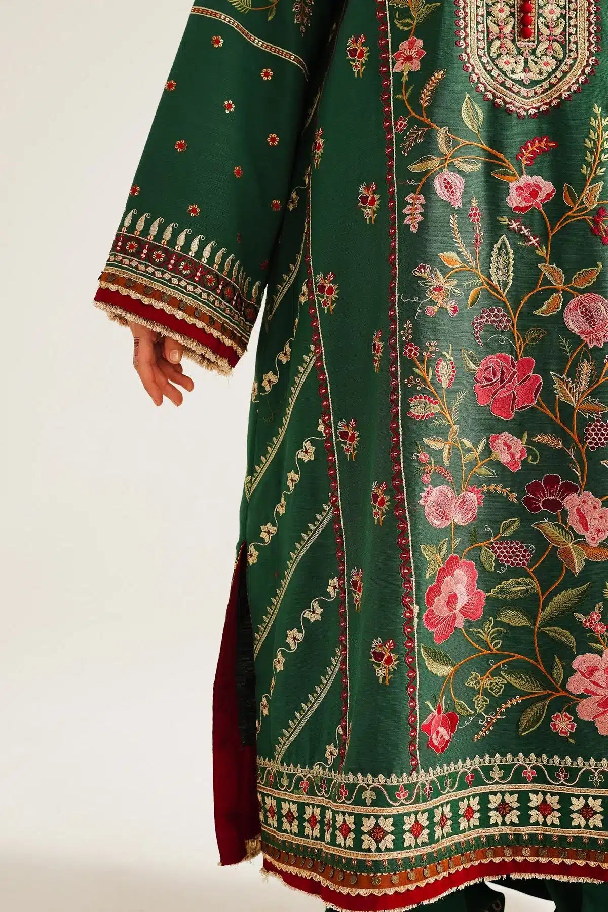 Zara ShahJahan | Winter Shawl 23 | WS23-D7 -  Zara Shahjahan Luxury - Original Designer Dress - House of Maryam