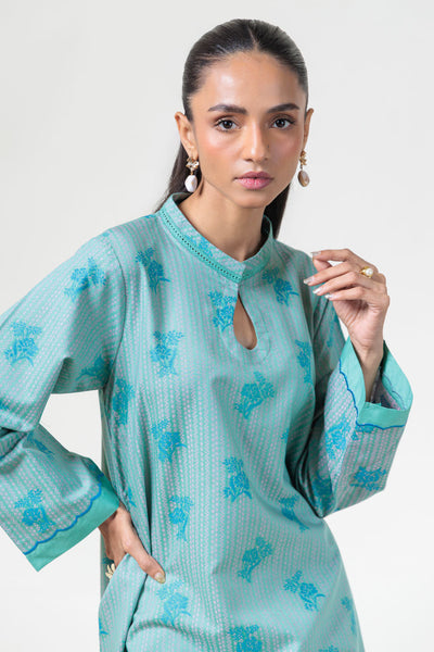 Bonanza Satrangi | Green Jacquard 2 Piece (WS5242P01) -  Bonanza Satrangi Ready To Wear - Original Designer Dress - House of Maryam